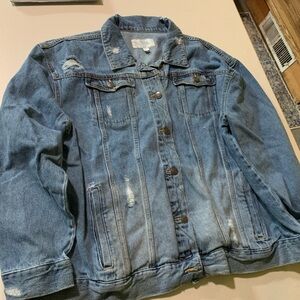 Time and Tru Blue Denim Jacket